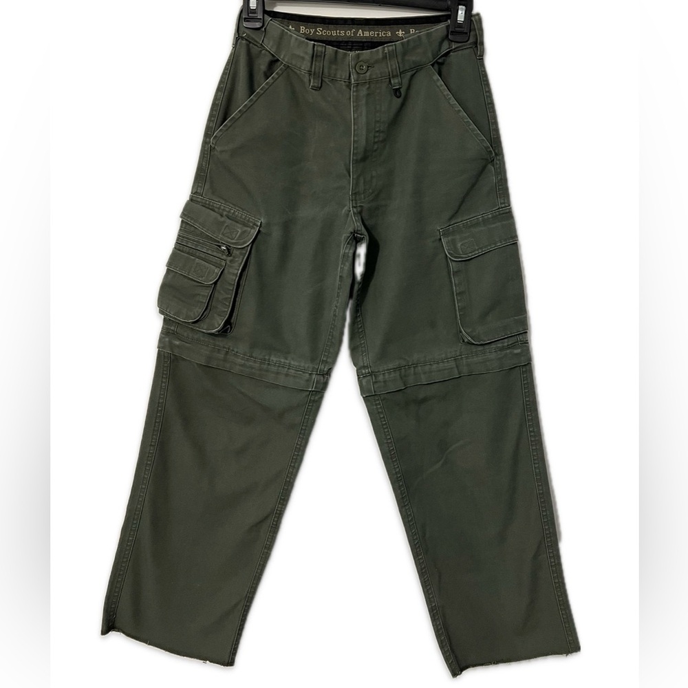 VINTAGE Boy Scouts of America Forest Green Cargo Pants